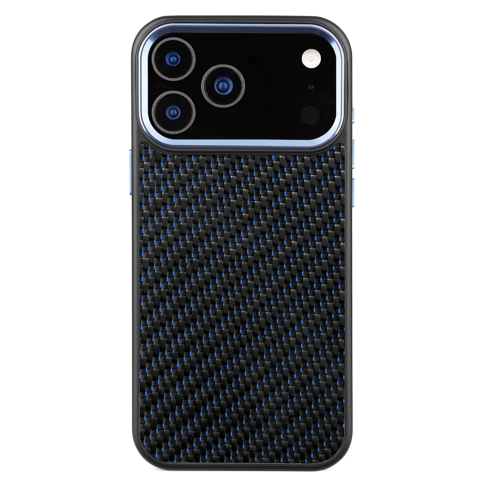 Carbon fibre 3K twill TPU shockproof magnetic phone case for iPhone 16 Pro Max in black