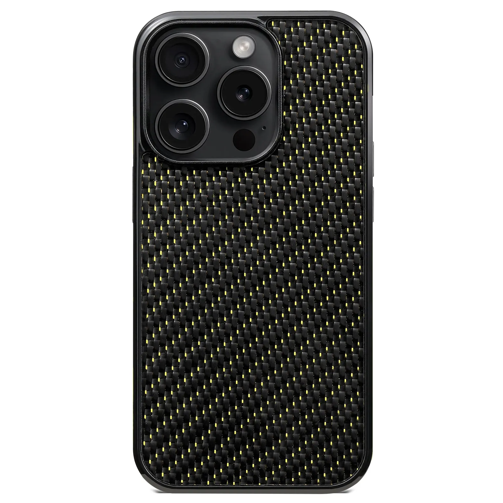 Twill colour mobile phone case for iPhone 12 to 17 series in blue, gold, green, purple, red
