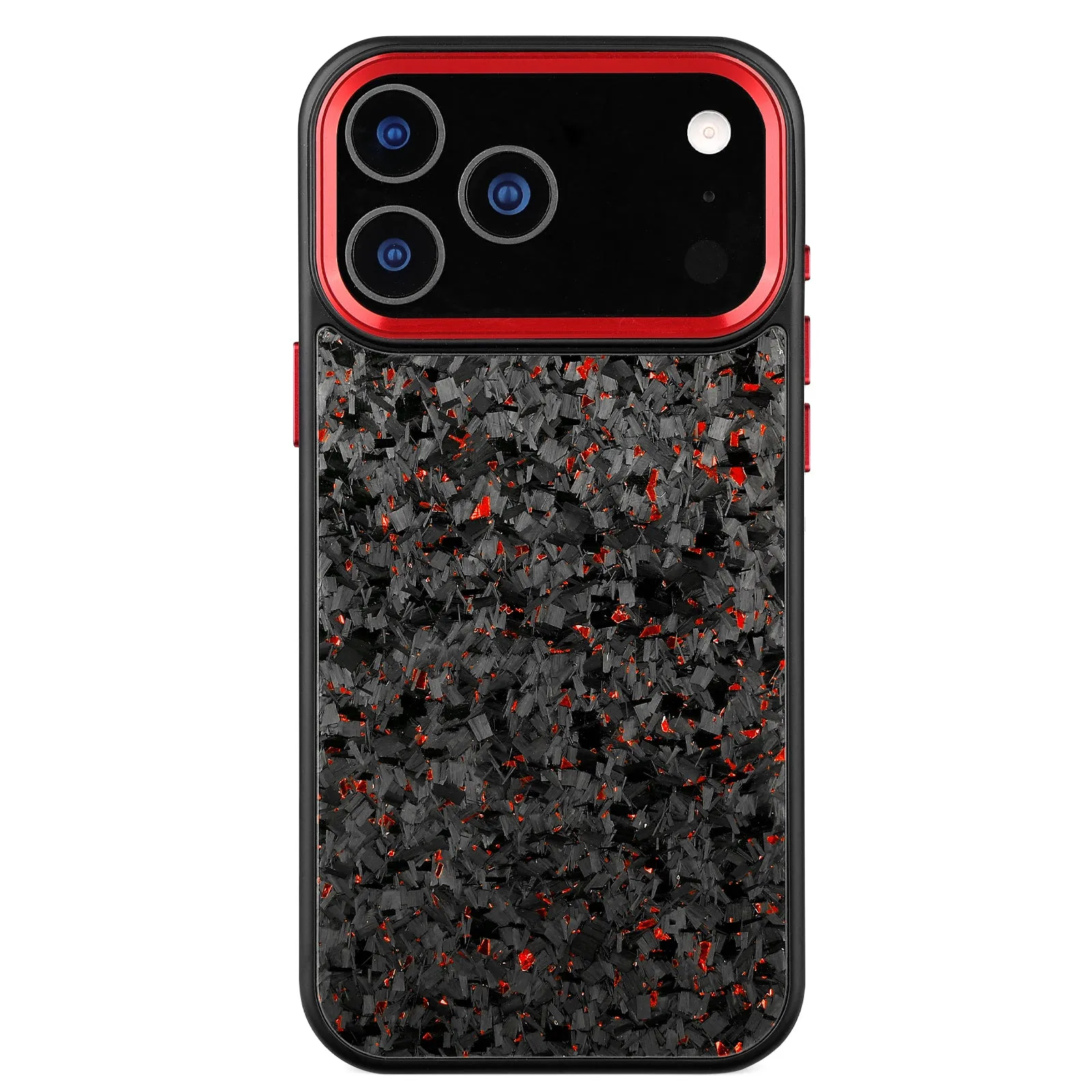Small grain phone case compatible with iPhone 17 series in black, blue, gold, green, purple, red, and silver