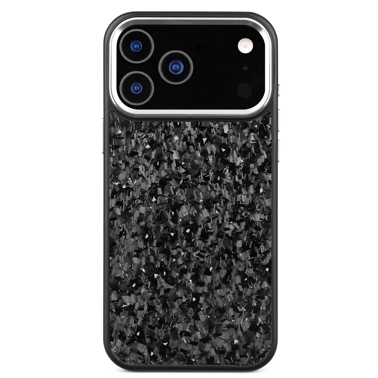 Small grain phone case compatible with iPhone 17 series in black, blue, gold, green, purple, red, and silver