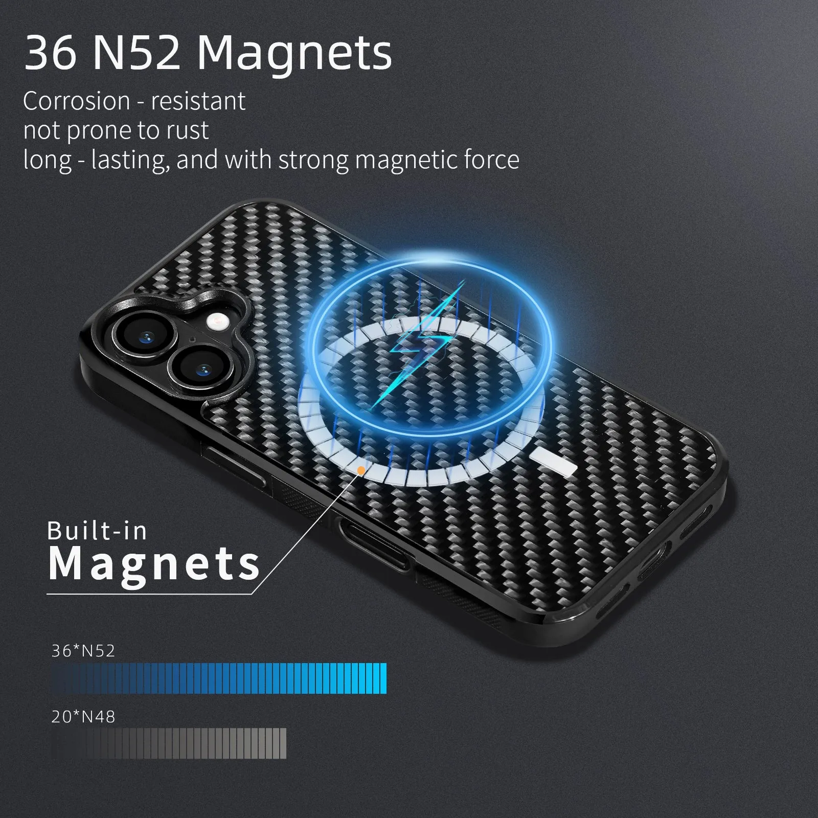 17 Series Twill Black mobile phone case for iPhone 12-17 series protective cover