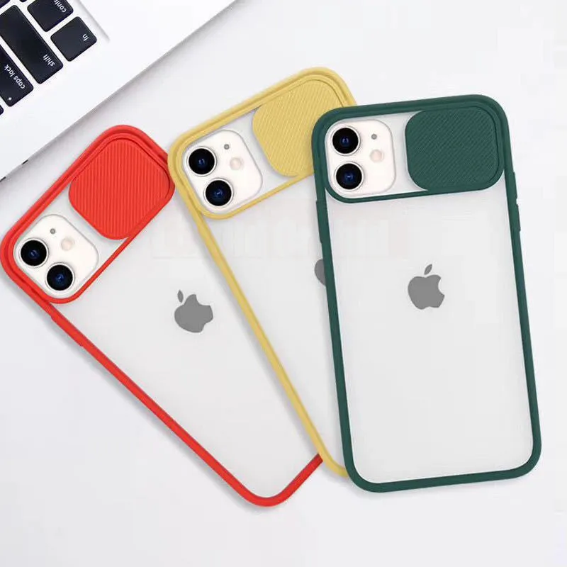 Frosted frame lens silicone phone case for Apple iPhone in multiple colour options