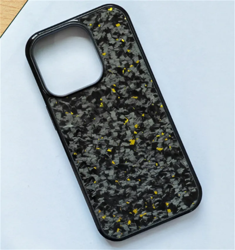 Plastic phone case protective cover for iPhone in Forged Blue finish showing back view