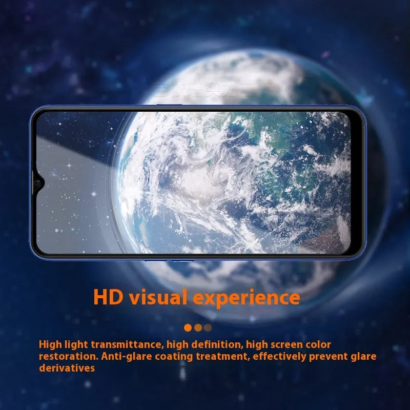Full screen tempered glass screen protector for OPPO A9 2020 anti-fingerprint HD clear black