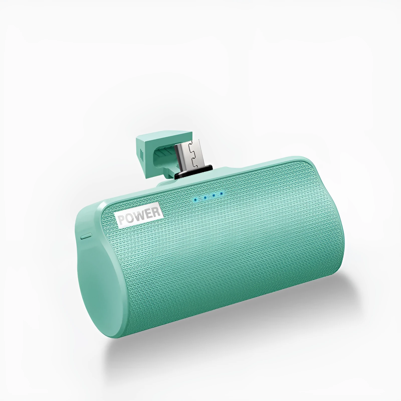 Universal power bank mobile phone case in black, green, pink or white with 3000mAh battery