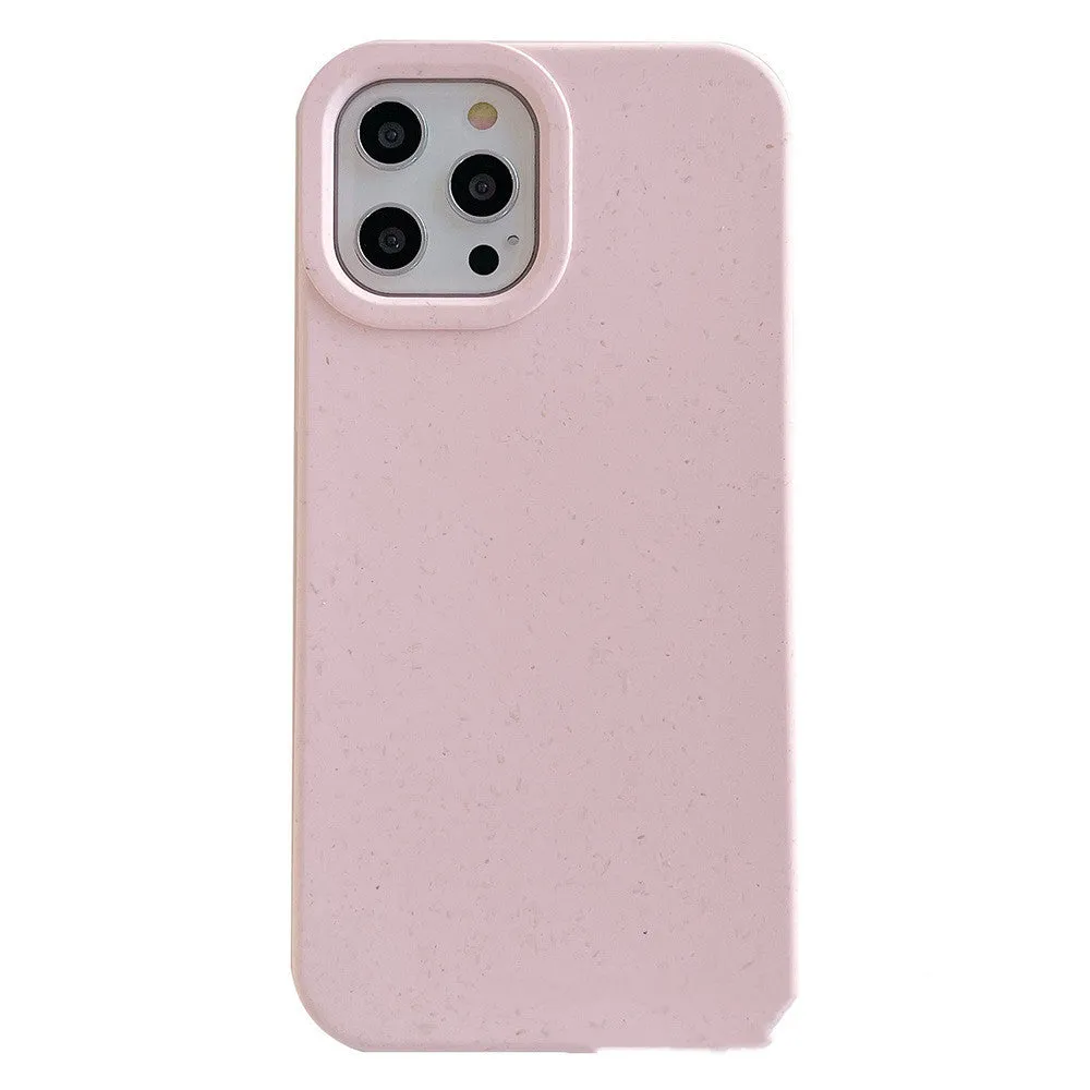 A wheat straw fibre composite phone case for iPhone 14 Pro Max in multiple colour options on a white background.