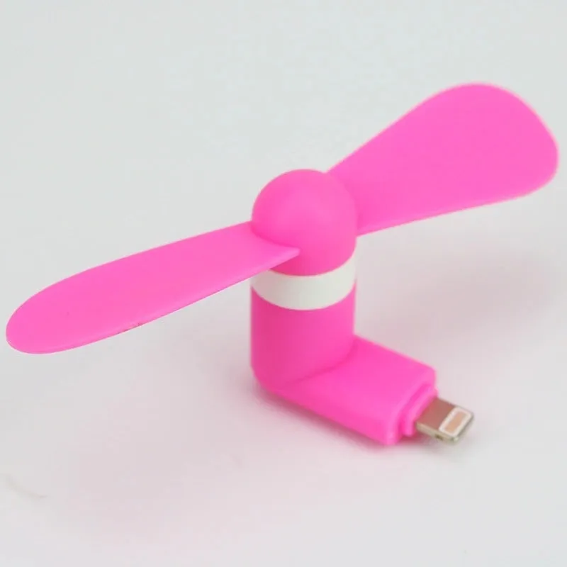 Portable phone mini fan with rotary switch in multiple colour options