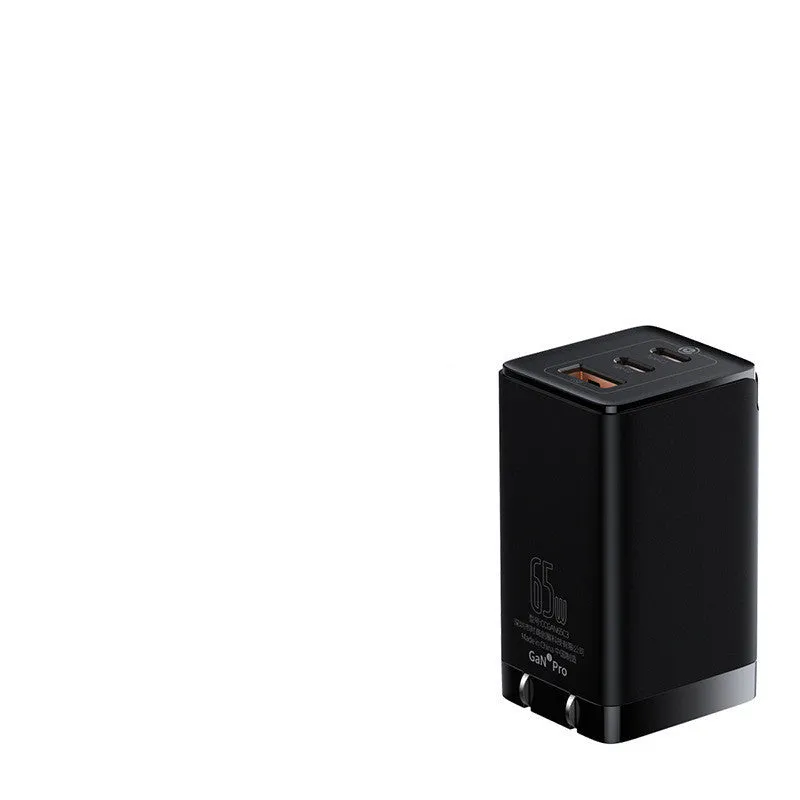 White multi-port vehicle fast charger with USB and Type-C ports for 12V car systems