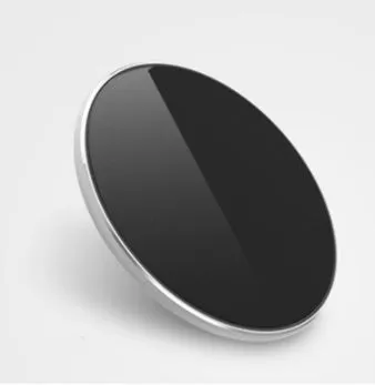 Ultra-thin aluminium alloy wireless charger in four metallic colour options