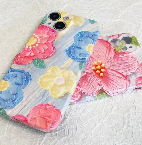 Custom acrylic couple iPhone case with silicone rubber protection for iPhone models