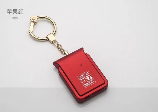 Bluetooth dual SIM adapter keychain for iOS devices with NANO SIM slot and USB charging port