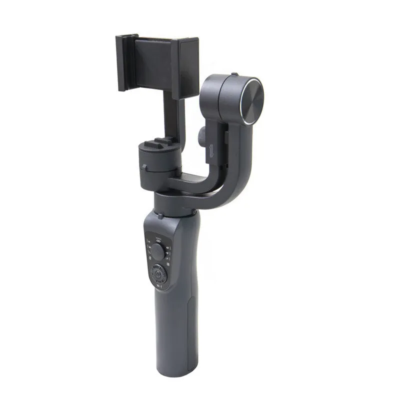 Mobile phone three-axis stabilizer gimbal with extension rod and tripod accessories