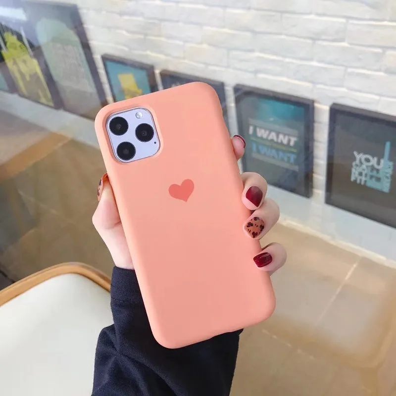 Solid colour silicone phone case shown in dark green on iPhone