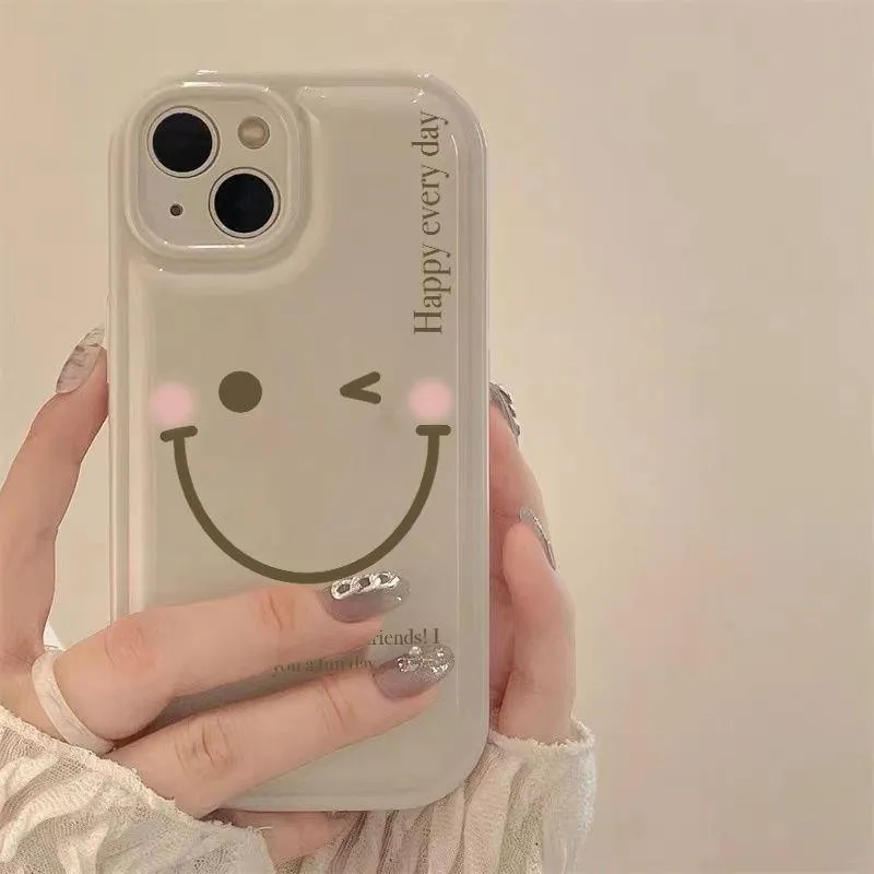 Mint green TPU mobile phone case with optional decorative chain for Apple iPhone.