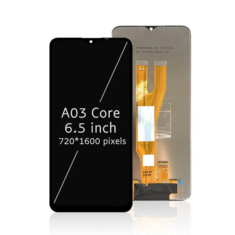 Samsung A03 Core screen assembly with framed LCD inner and outer LCD for A032 model