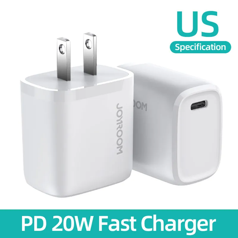 USB-C travel charger for Android phones with black, blue, and white colour options