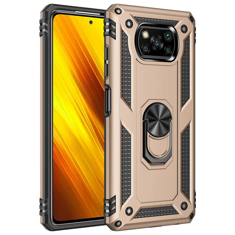 Sergeant anti-fall armour protective case for Xiaomi Pocophone Poco X3 NFC in multiple colours
