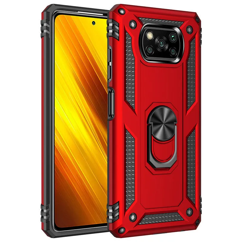 Sergeant anti-fall armour protective case for Xiaomi Pocophone Poco X3 NFC in multiple colours