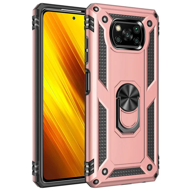 Sergeant anti-fall armour protective case for Xiaomi Pocophone Poco X3 NFC in multiple colours
