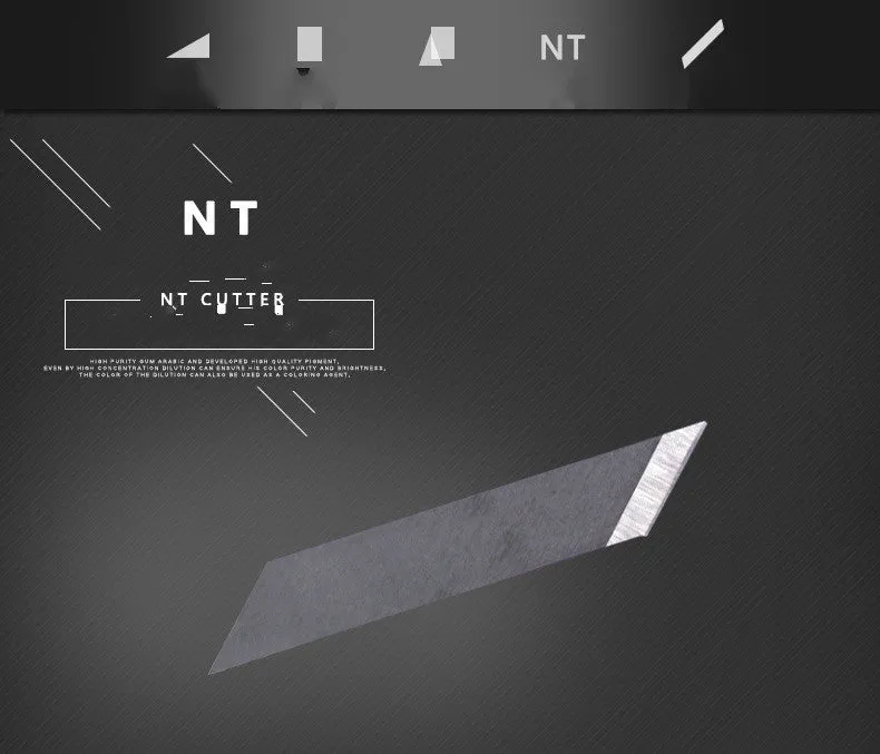 NT Cutter BDC-200P 30-degree and BDA-200P 45-degree replacement blade packs with 40 blades each