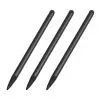 Silver, black, and red dual-tip touch screen pen for mobile phones measuring 12cm long