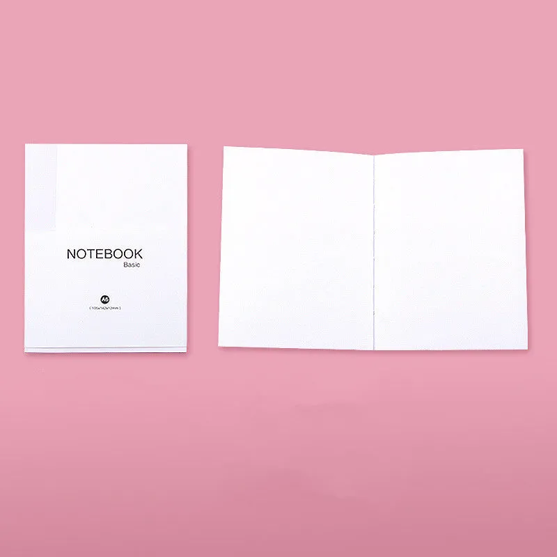 Basic manual refill diary with 80 sheets of 100g Dowling paper in blank, checkered, or line styles