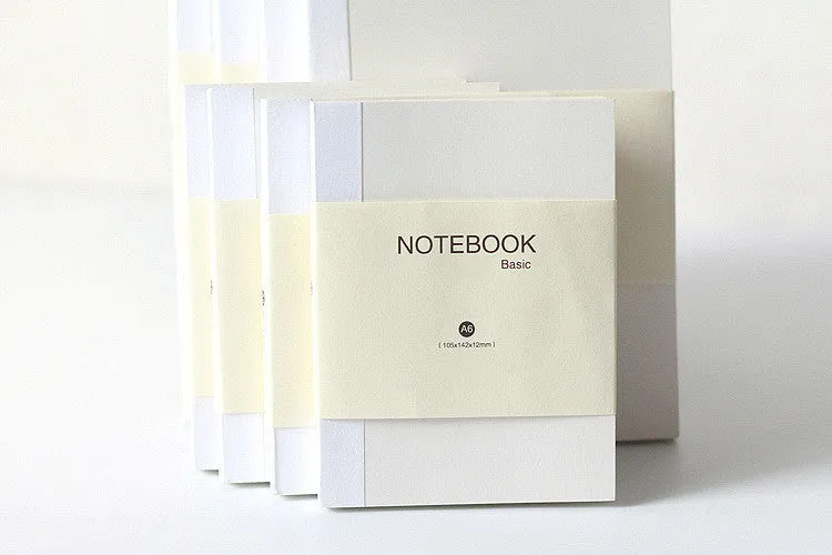 Basic manual refill diary with 80 sheets of 100g Dowling paper in blank, checkered, or line styles
