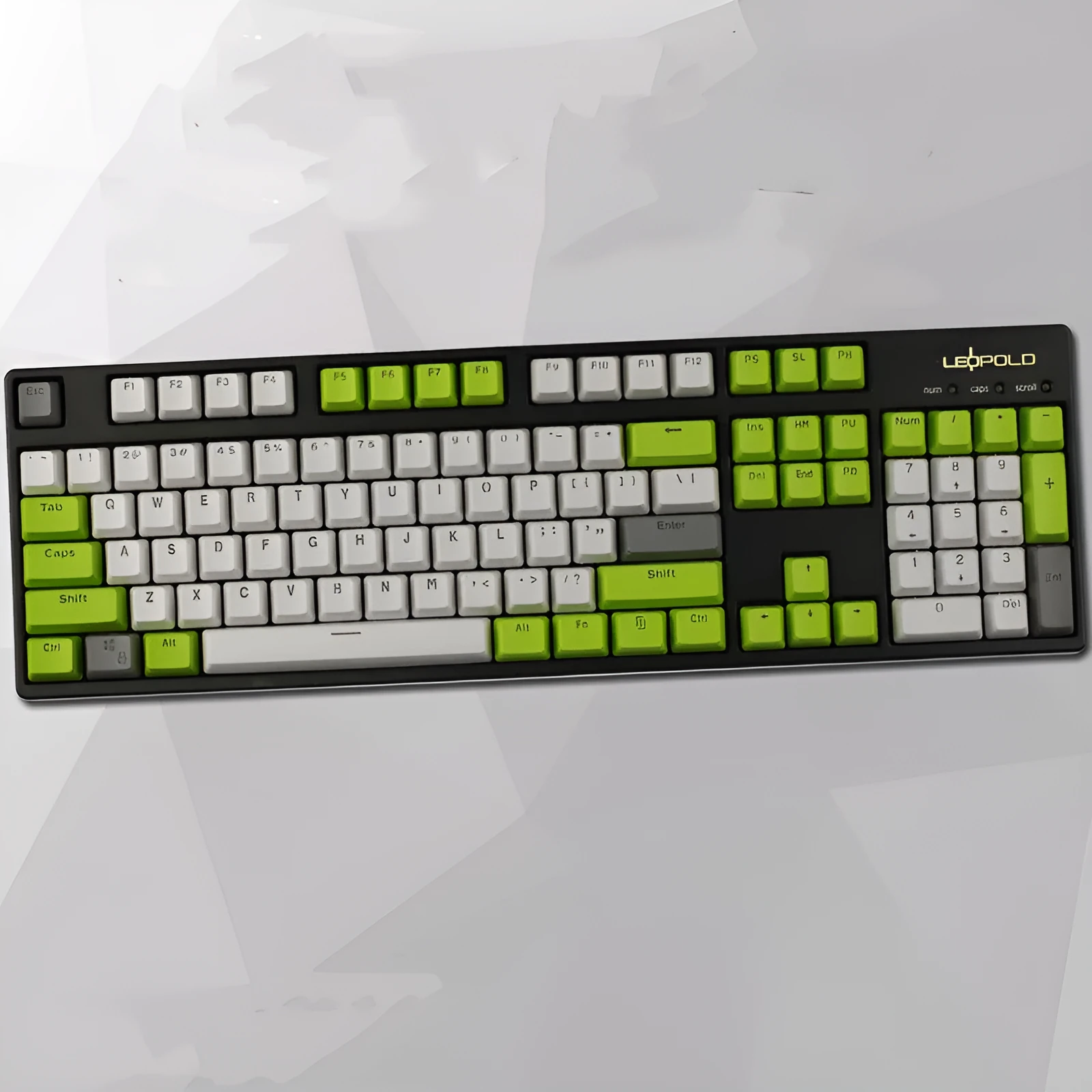 Two-tone PBT mechanical keyboard keycaps in various colour themes including DC superhero and Hulk designs