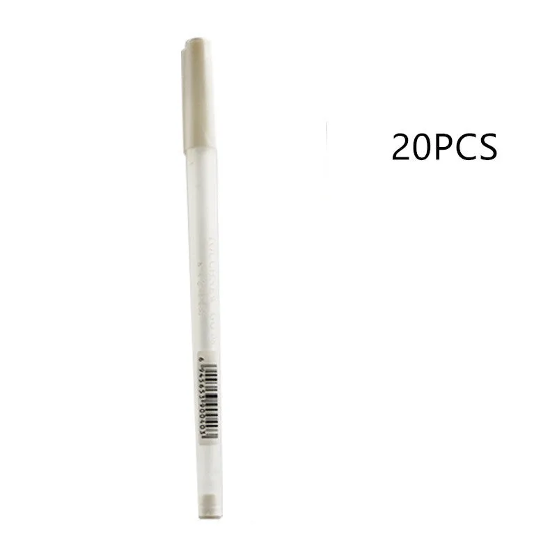 Touchnew hand-painted highlight pen with 0.8mm tip and 15.3cm plastic barrel in gold silver white colours