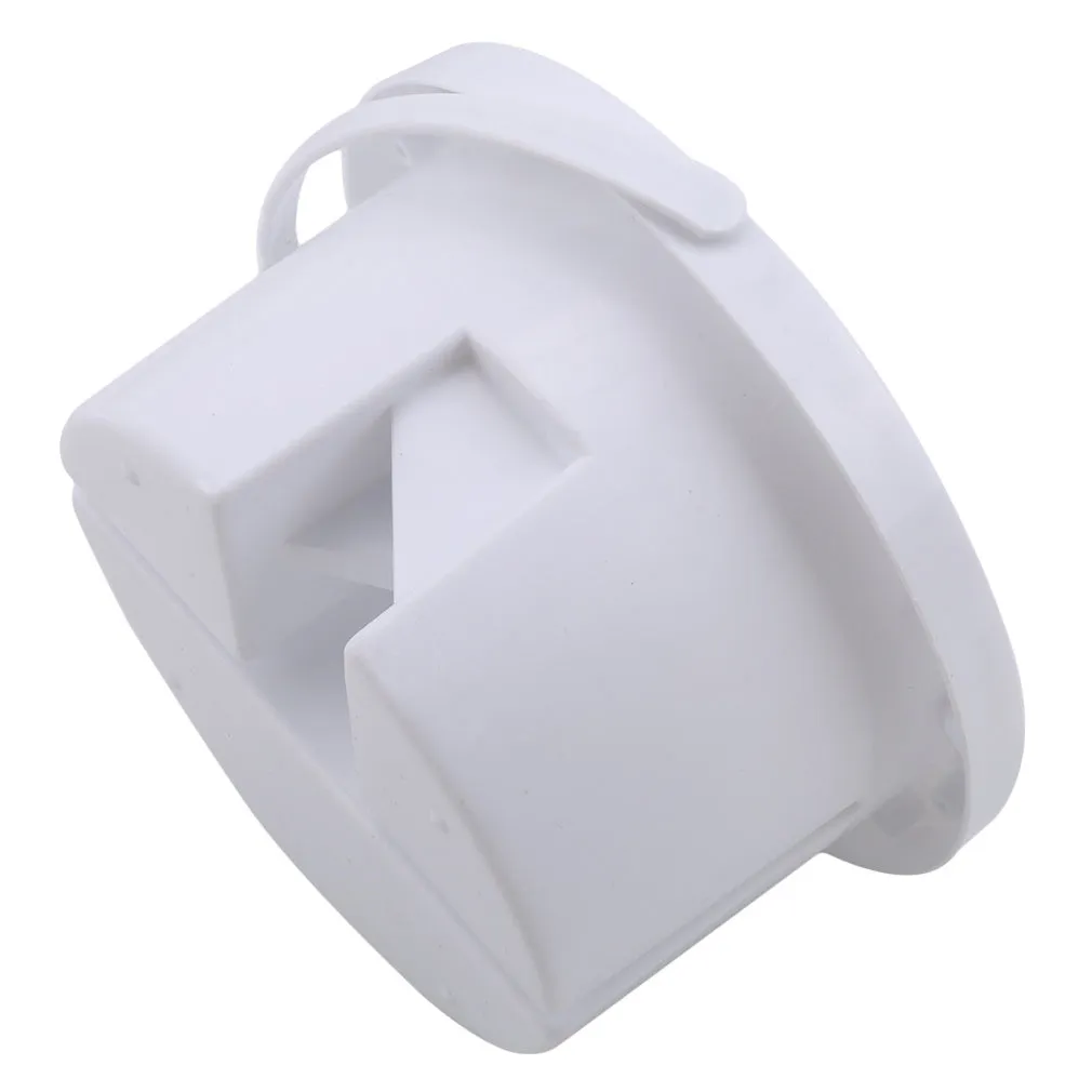 White plastic art brush holder with cake mould design measuring 16.5cm diameter