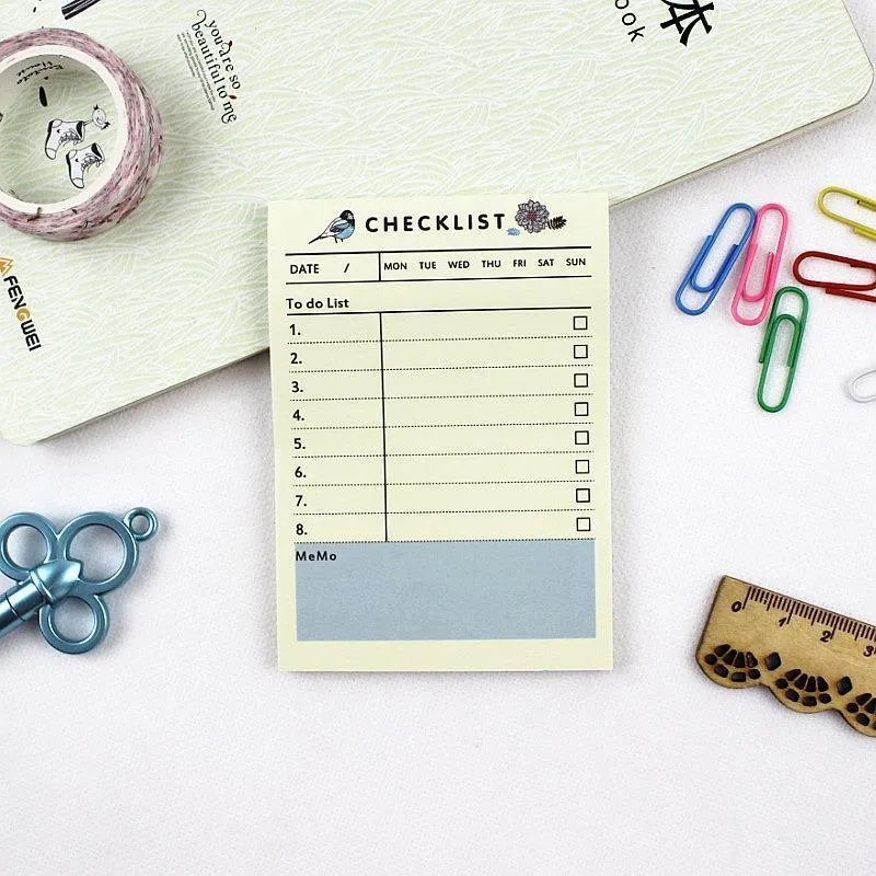 Weekly monthly work plan diary showing four design options in 10.2x7.2cm compact paper planner format