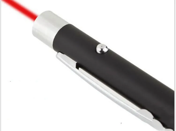 Black red laser pointer pen for conference presentations with 100-200 metre range