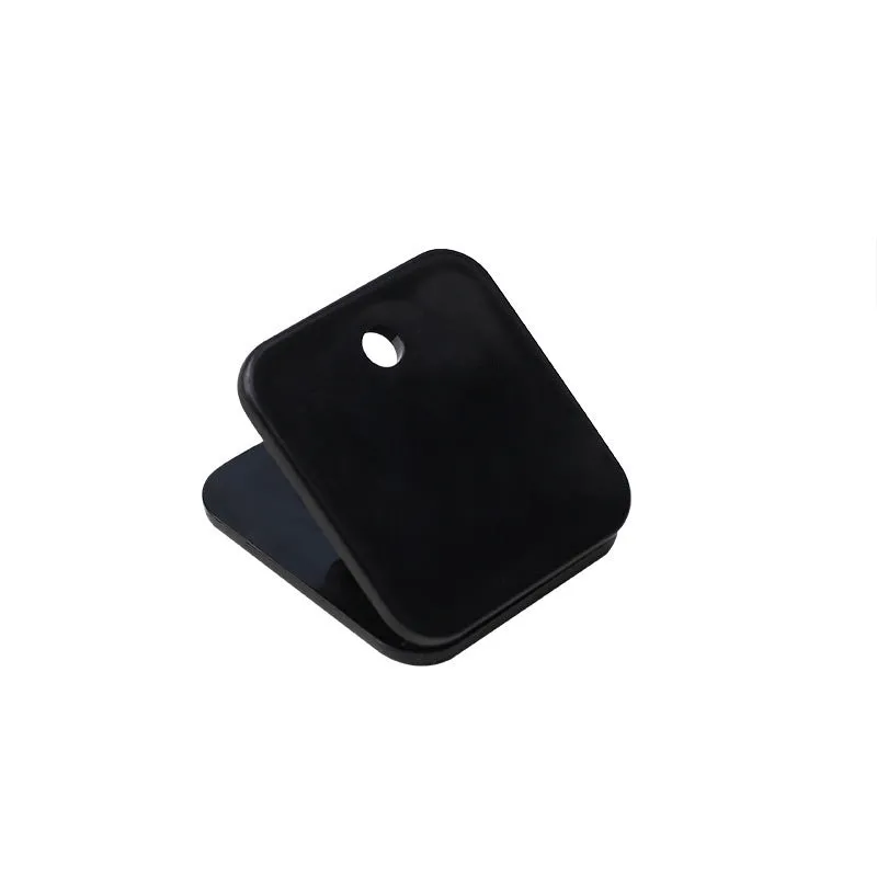 Square plastic photo note holder in black, white, or transparent colours measuring 3.2x3cm