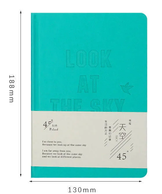 A5 hardcover notebook with decorative butterfly design and colour pages.