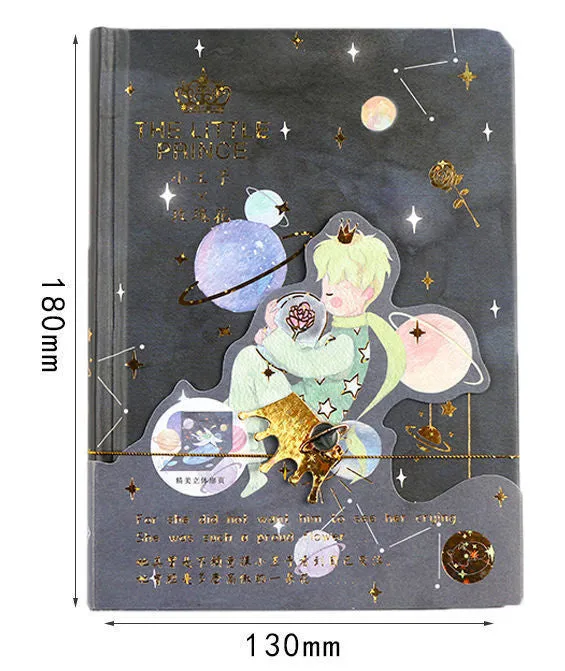 A5 hardcover notebook with decorative butterfly design and colour pages.