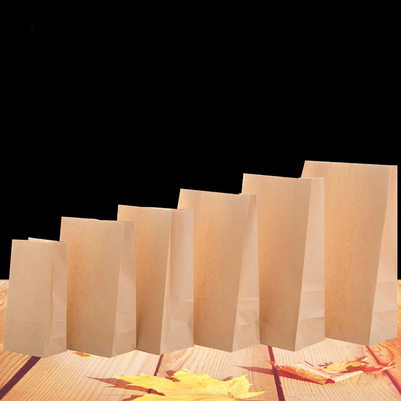 Yellow kraft paper packaging bag with aluminium foil inner lining for snack foods