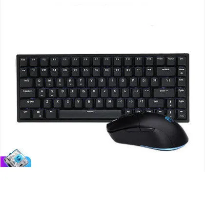 RK526 wireless mechanical keyboard and mouse set with USB transmitter and charging cable