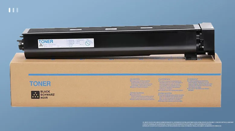 MND printer powder box and development unit replacement set with colour-coded CMYK components and drum assemblies