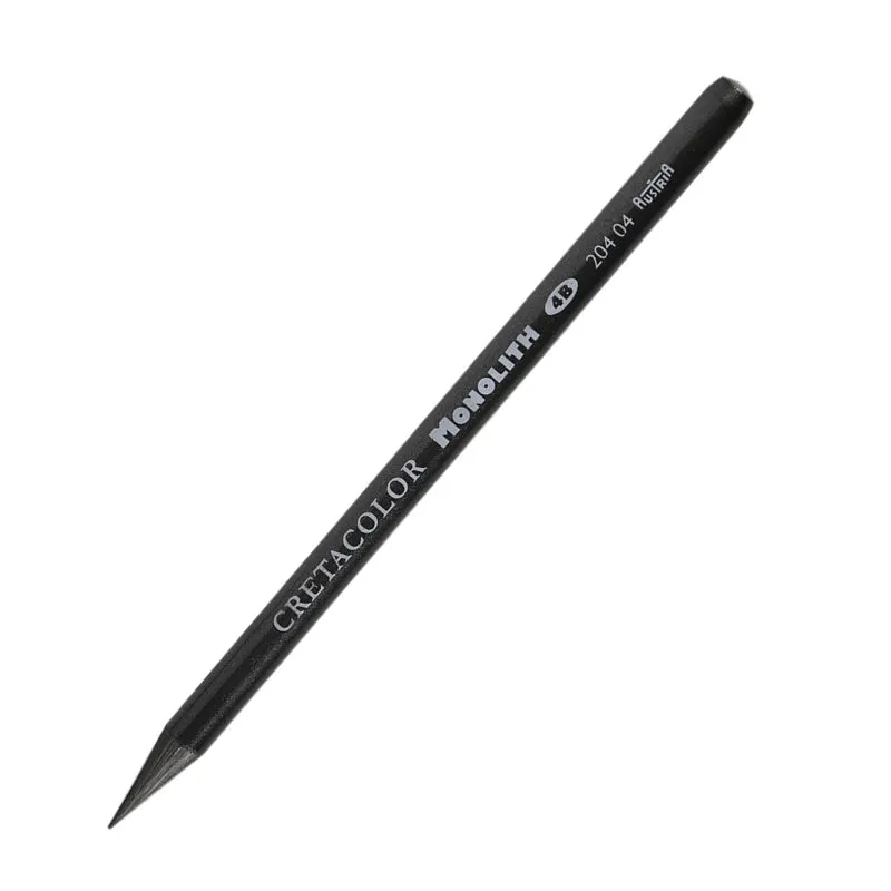Wood-free graphite sketching pencil in 2B, 4B, or HB hardness for drawing