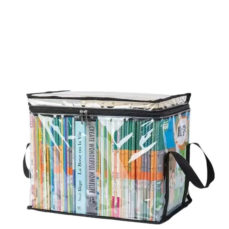 White or black PVC water buggy bag showing 38cm x 24cm x 32cm dimensions with transparent visible construction