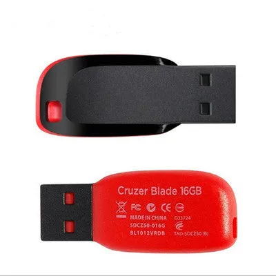 Black plastic rotating USB flash drive showing extended USB connector
