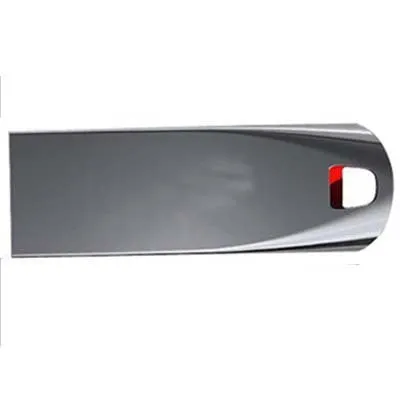 Black plastic rotating USB flash drive showing extended USB connector