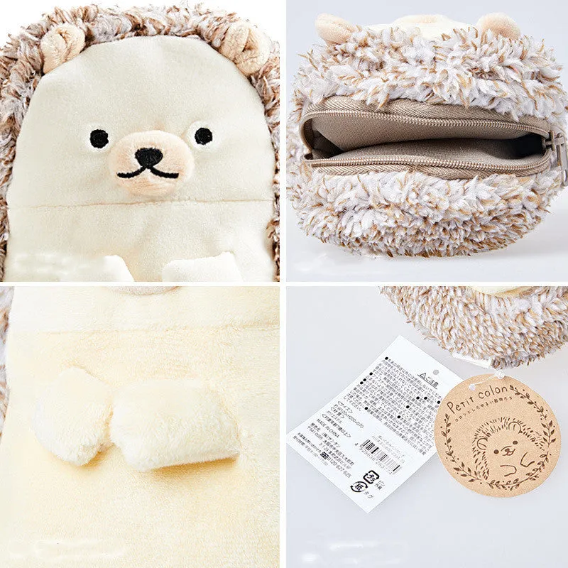 Soft velvet pencil case with a funny, creative personality design pattern.