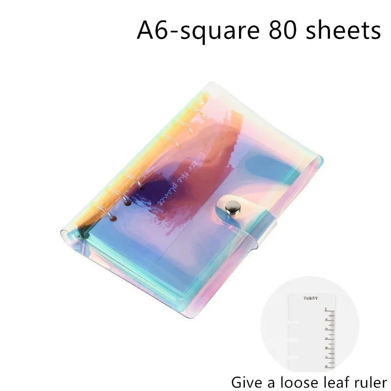 A6 and A5 hand account notebooks with loose leaf binding in various style options