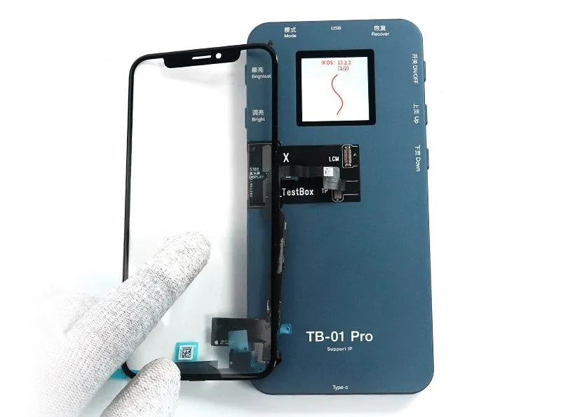 Mobile phone screen repair original colour detector intelligent screen tester with connectors