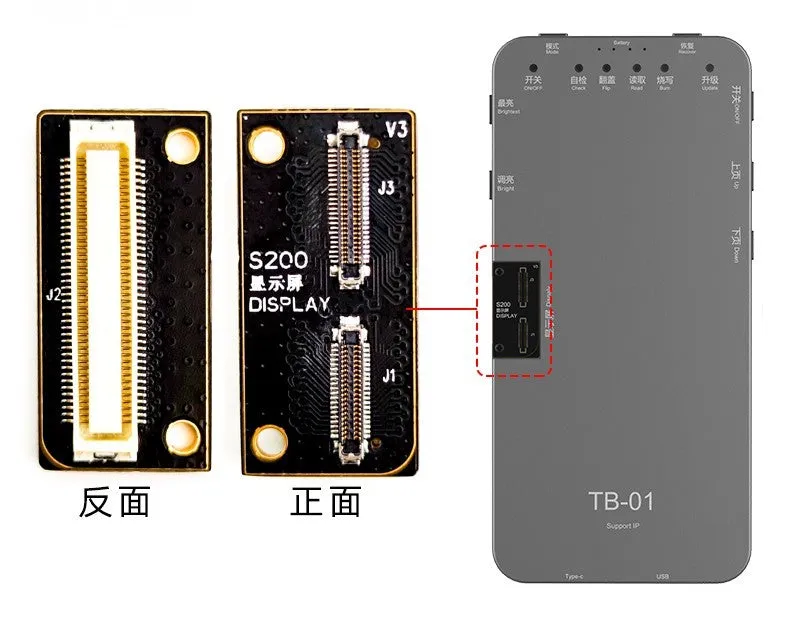 Mobile phone screen repair original colour detector intelligent screen tester with connectors