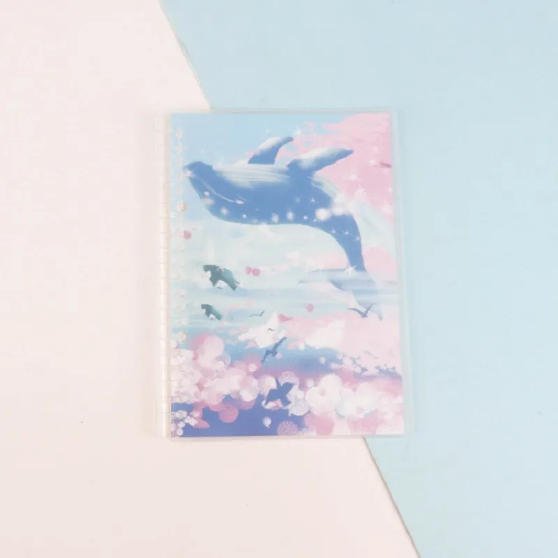 Children's hard cover loose leaf notebook with animal design and 20-hole binder binding in A5 or B5 size