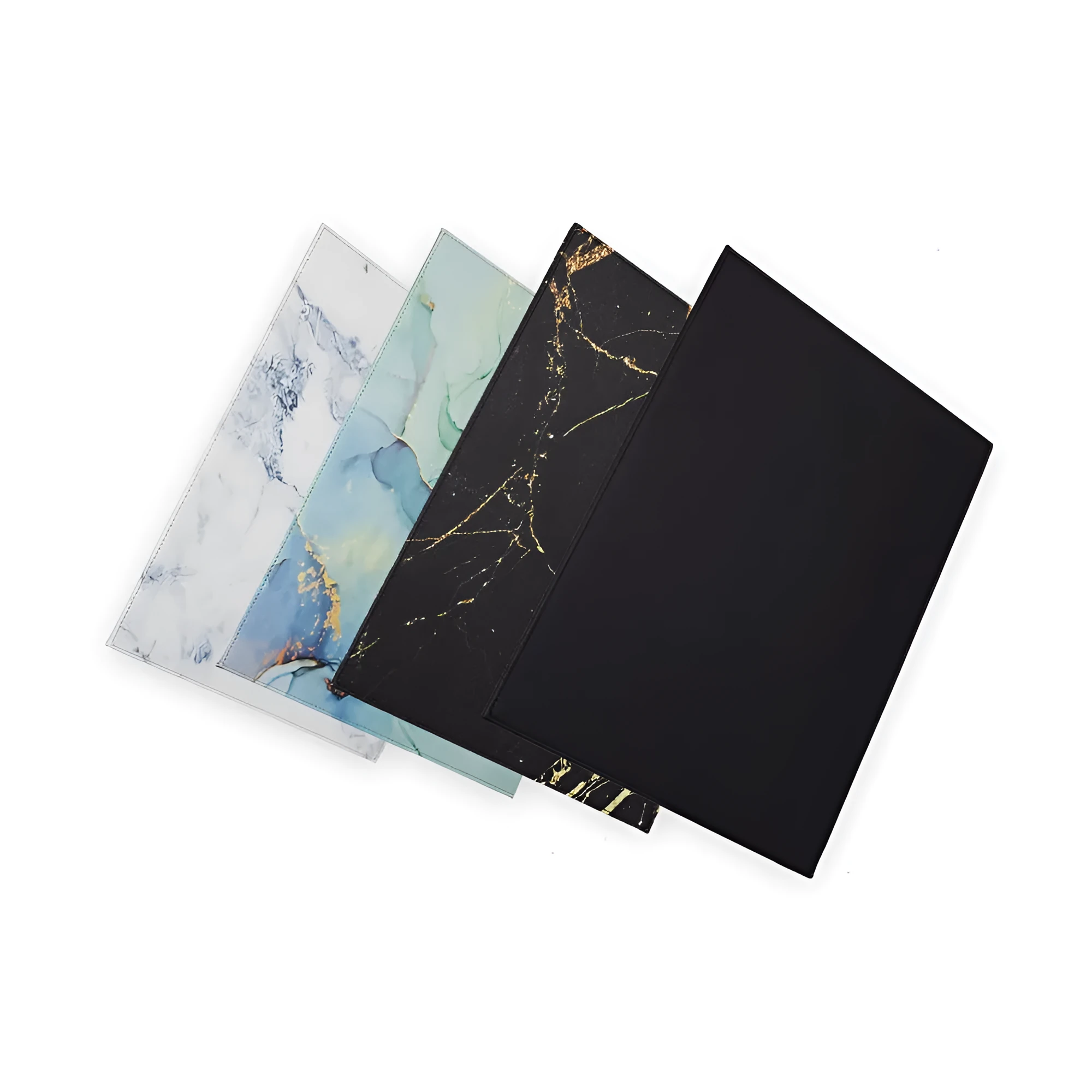 24.5 cm anti-radiation silicone tablet pad showing four colour options