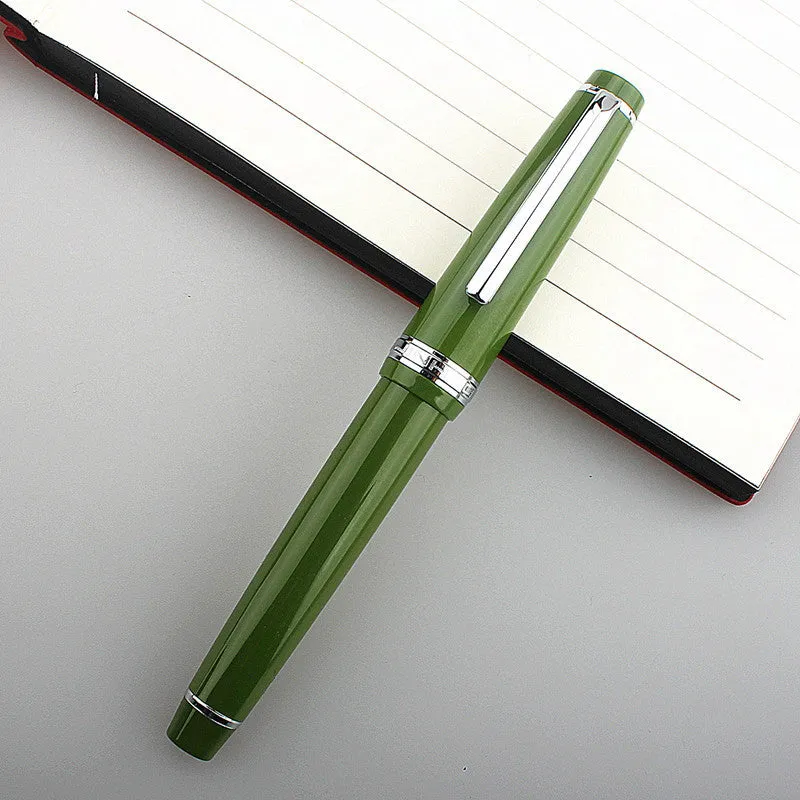 Short pocket business pen with resin body and stainless steel tip in multiple colour options