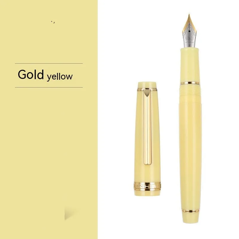 Short pocket business pen with resin body and stainless steel tip in multiple colour options